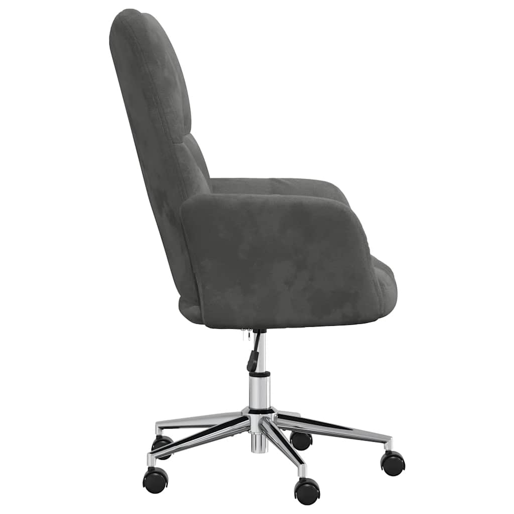 vidaXL Relaxsessel Dunkelgrau Samt