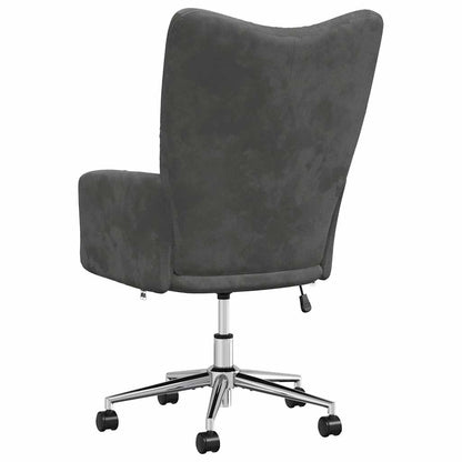 vidaXL Relaxsessel Dunkelgrau Samt