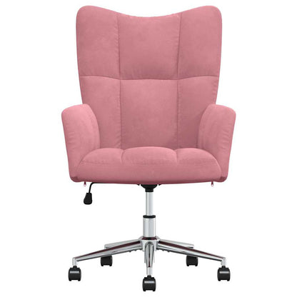 vidaXL Relaxsessel Rosa Samt