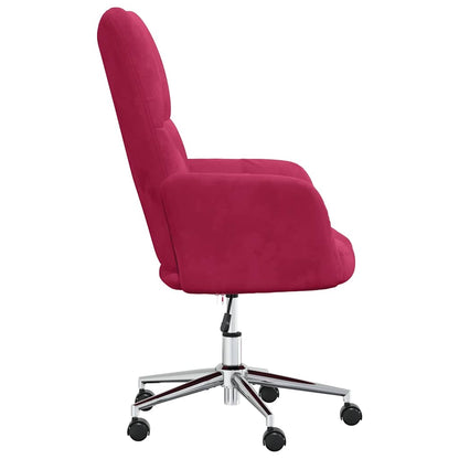 vidaXL Relaxsessel Weinrot Samt