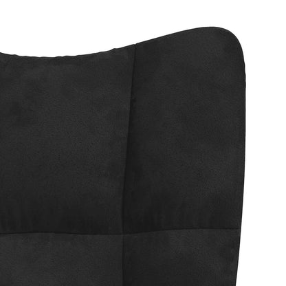 vidaXL Relaxsessel Schwarz Samt