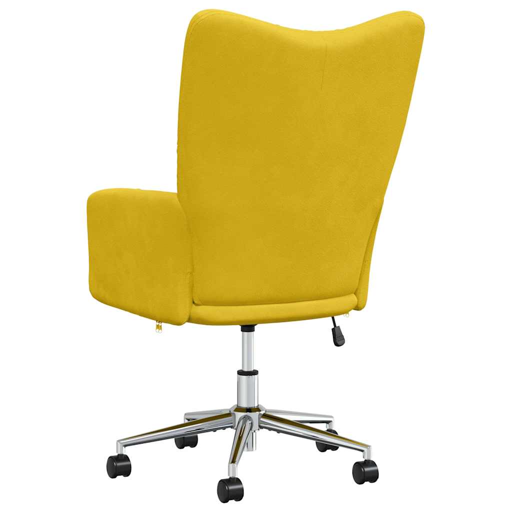 vidaXL Relaxsessel Senfgelb Samt