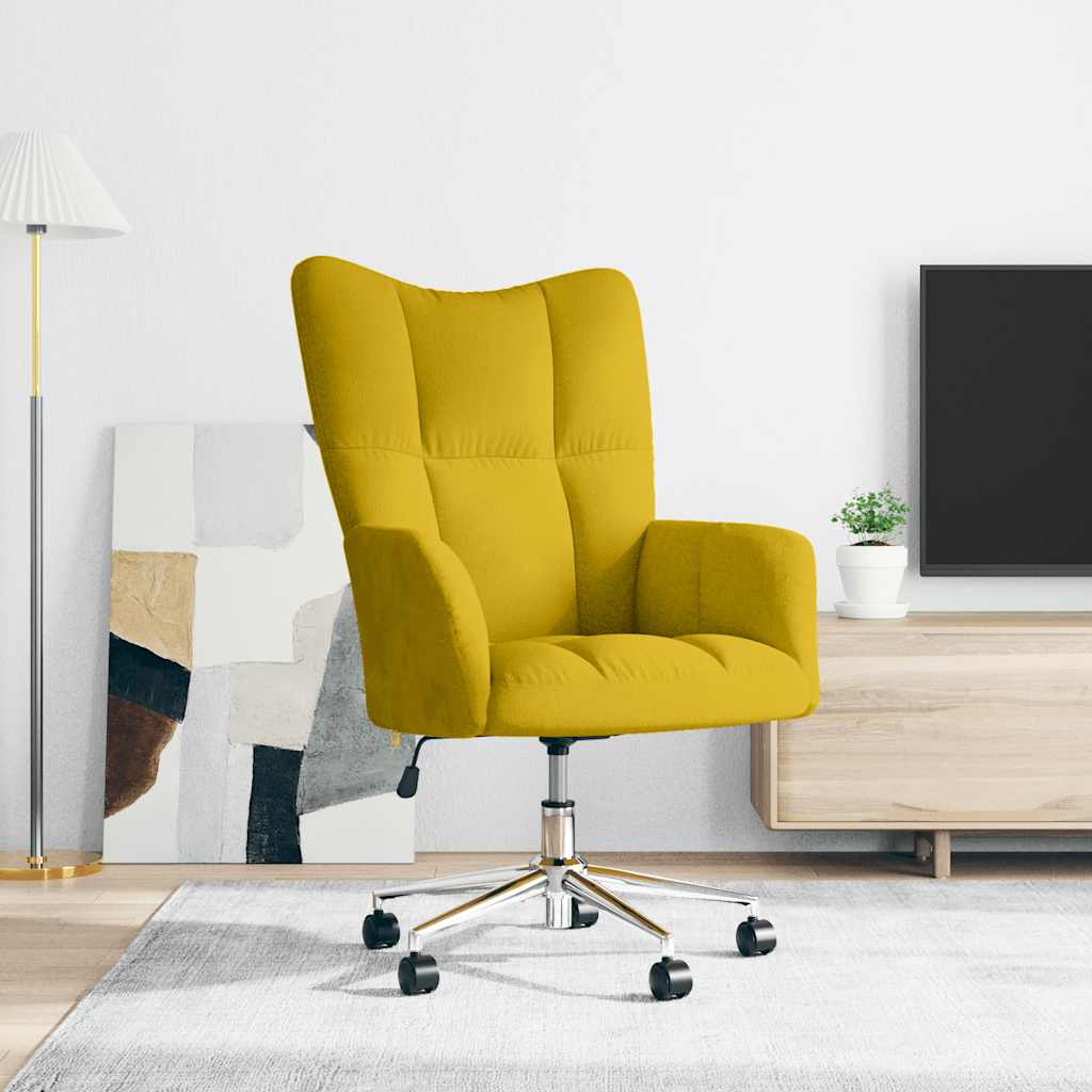 vidaXL Relaxsessel Senfgelb Samt