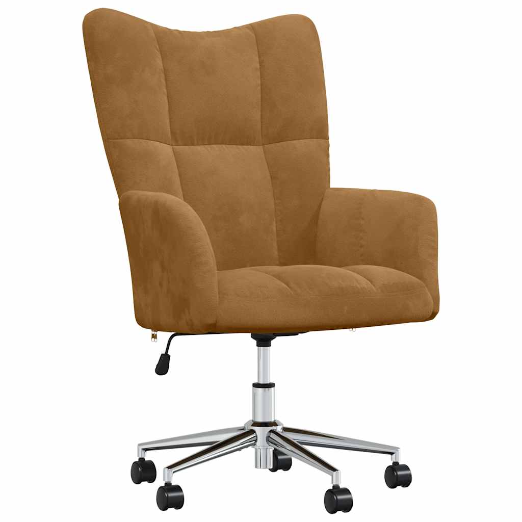vidaXL Relaxsessel Braun Samt