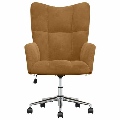 vidaXL Relaxsessel Braun Samt