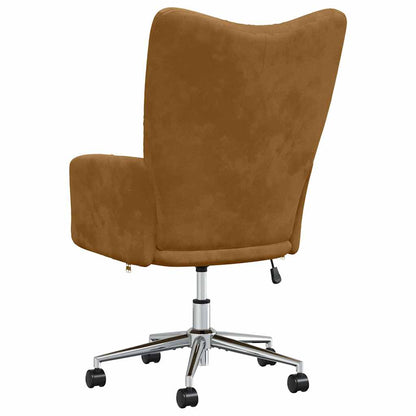 vidaXL Relaxsessel Braun Samt