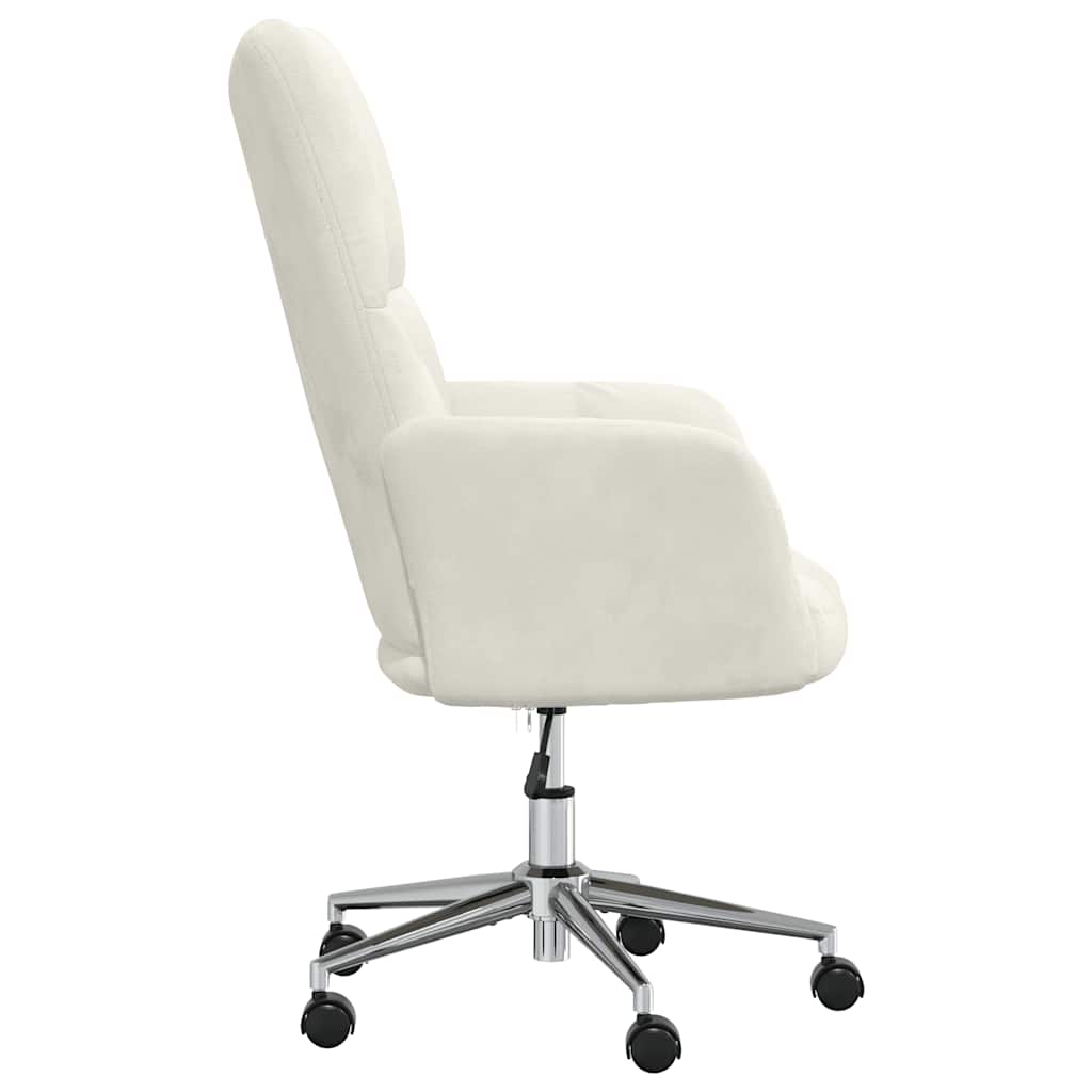 vidaXL Relaxsessel Cremeweiß Samt
