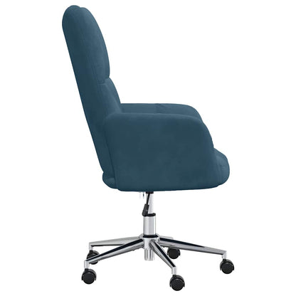 vidaXL Relaxsessel Blau Samt