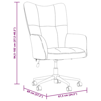 vidaXL Relaxsessel Blau Samt