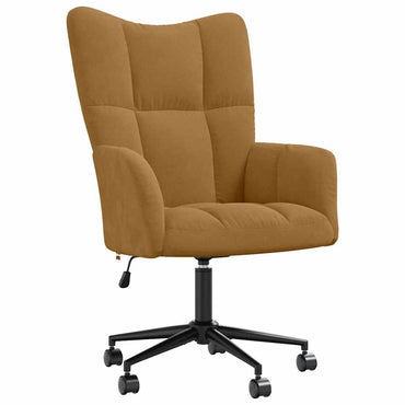 vidaXL Relaxsessel Braun Samt