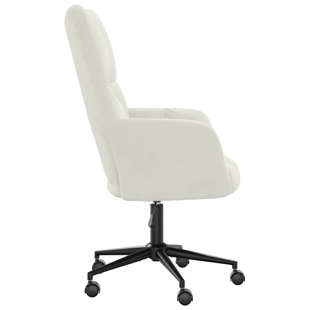 vidaXL Relaxsessel Cremeweiß Samt