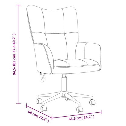 vidaXL Relaxsessel Blau Samt