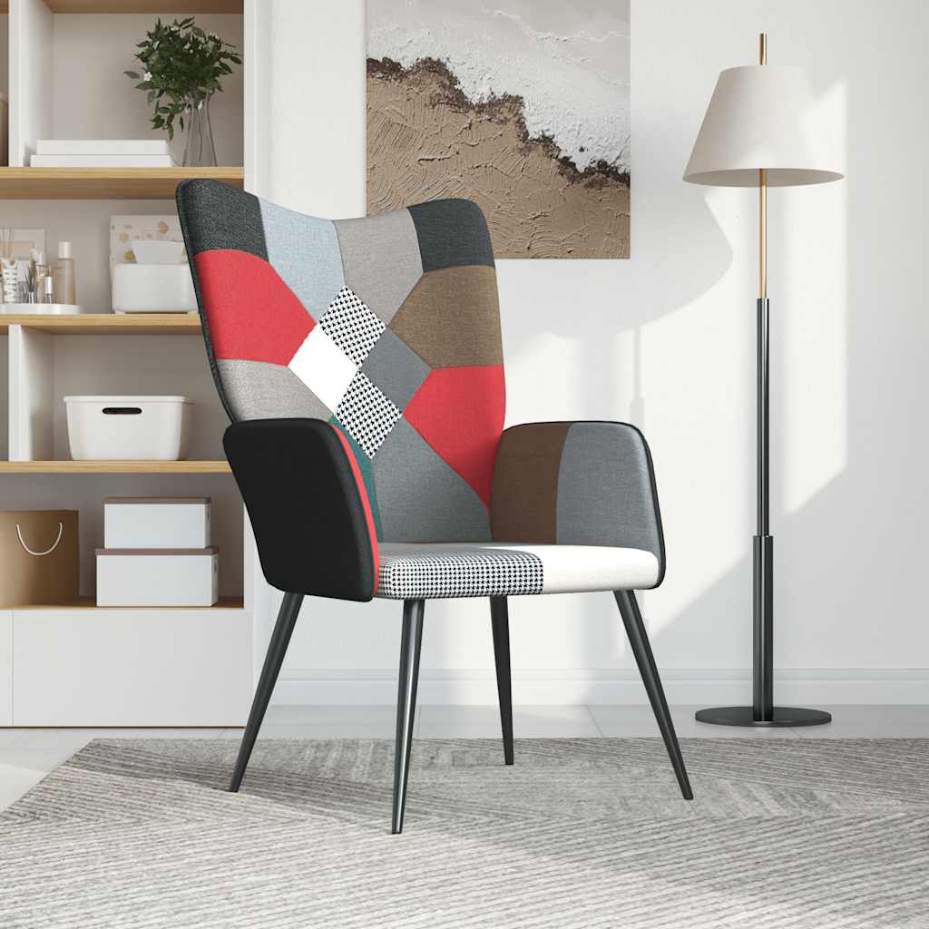 vidaXL Relaxsessel Patchwork Stoff
