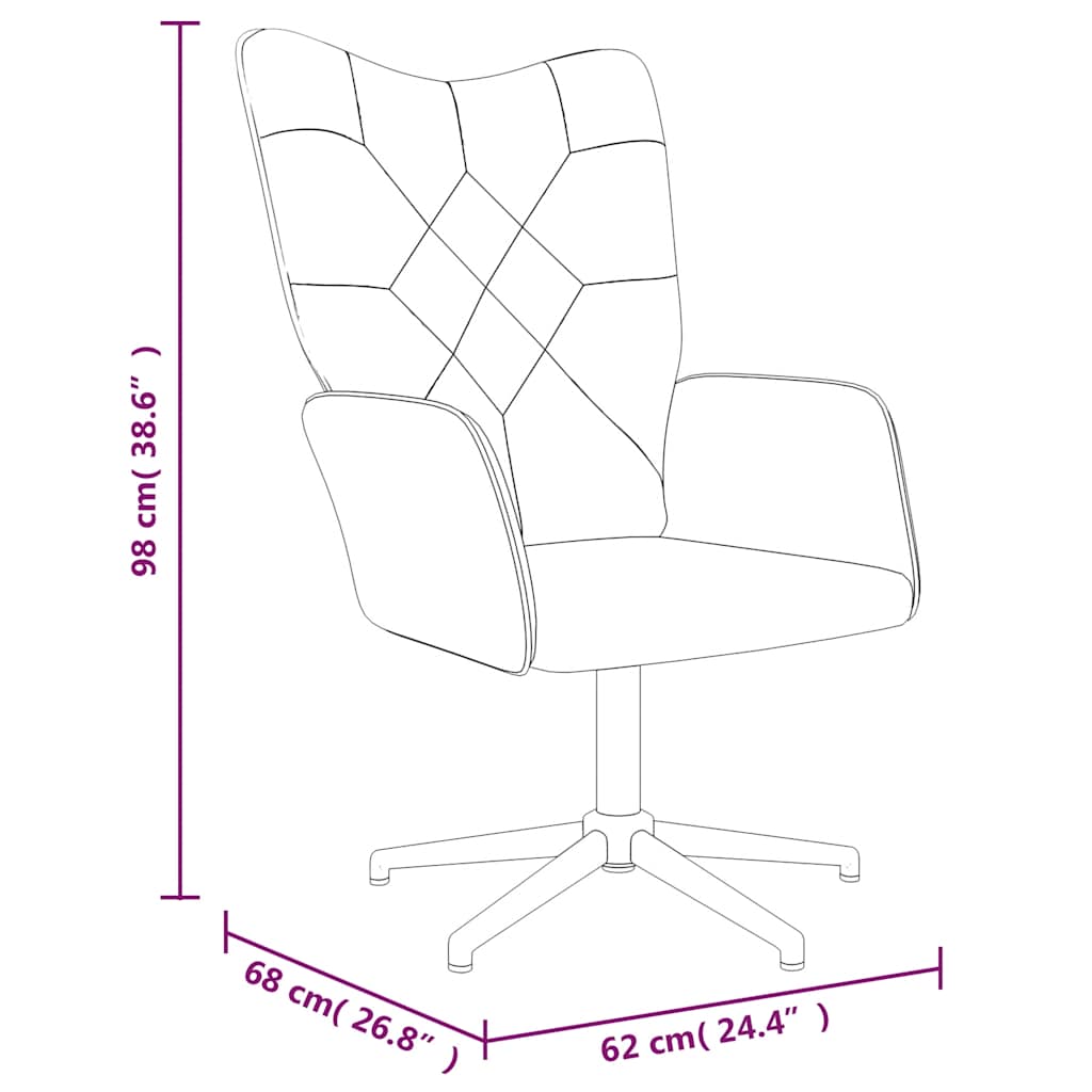 vidaXL Relaxsessel Patchwork Stoff