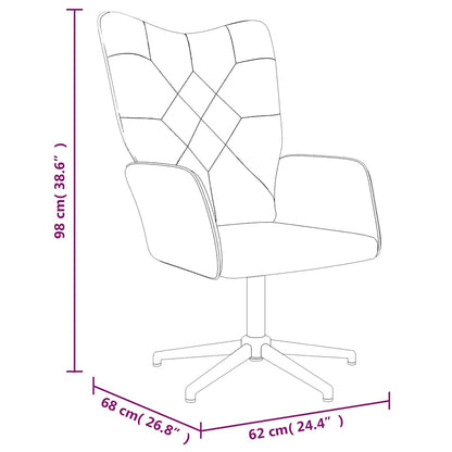 vidaXL Relaxsessel mit Hocker Patchwork Stoff