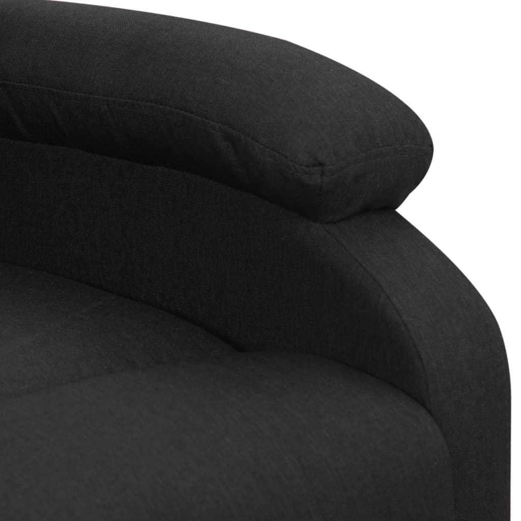 vidaXL Aufstehsessel Schwarz Stoff