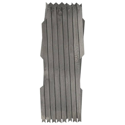vidaXL Rankzäune 5 Stk. Grau Massivholz Tanne 180x30 cm