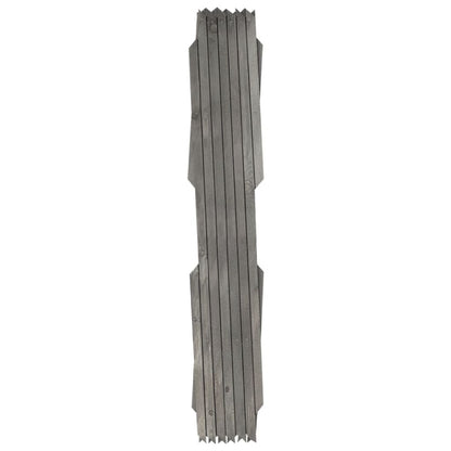 vidaXL Rankzäune 5 Stk. Grau Massivholz Tanne 180x60 cm
