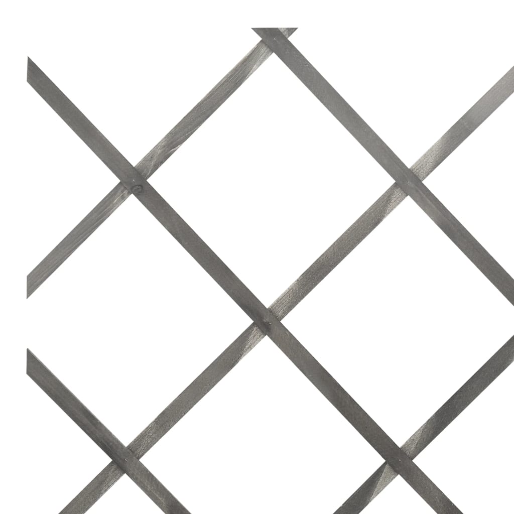vidaXL Rankzäune 5 Stk. Grau Massivholz Tanne 180x60 cm