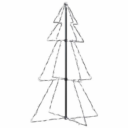 vidaXL Weihnachtsbaum in Kegelform 160 LEDs Indoor & Outdoor 78x120 cm