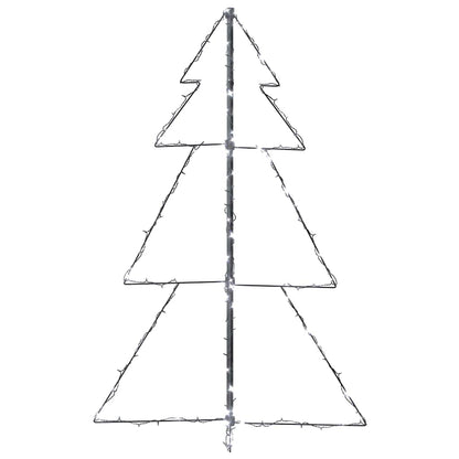 vidaXL Weihnachtsbaum in Kegelform 160 LEDs Indoor & Outdoor 78x120 cm