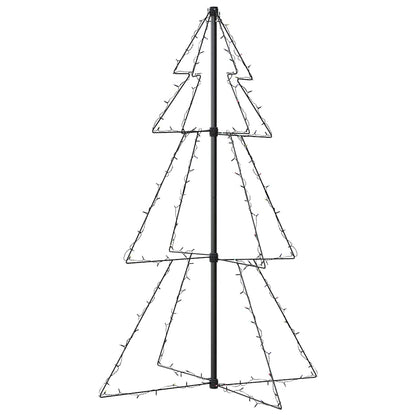 vidaXL Weihnachtsbaum in Kegelform 160 LEDs Indoor & Outdoor 78x120 cm