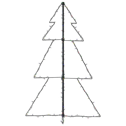 vidaXL Weihnachtsbaum in Kegelform 160 LEDs Indoor & Outdoor 78x120 cm