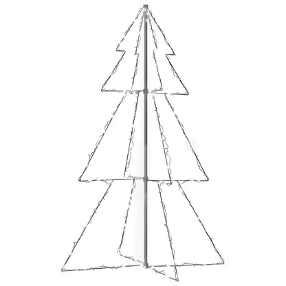 vidaXL Weihnachtsbaum in Kegelform 200 LEDs Indoor Outdoor 98x150 cm