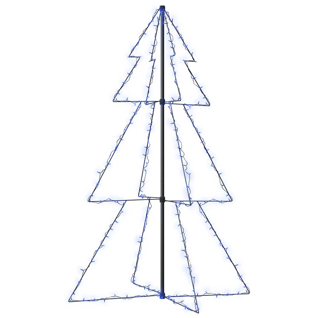 vidaXL Weihnachtsbaum in Kegelform 200 LEDs Indoor Outdoor 98x150 cm