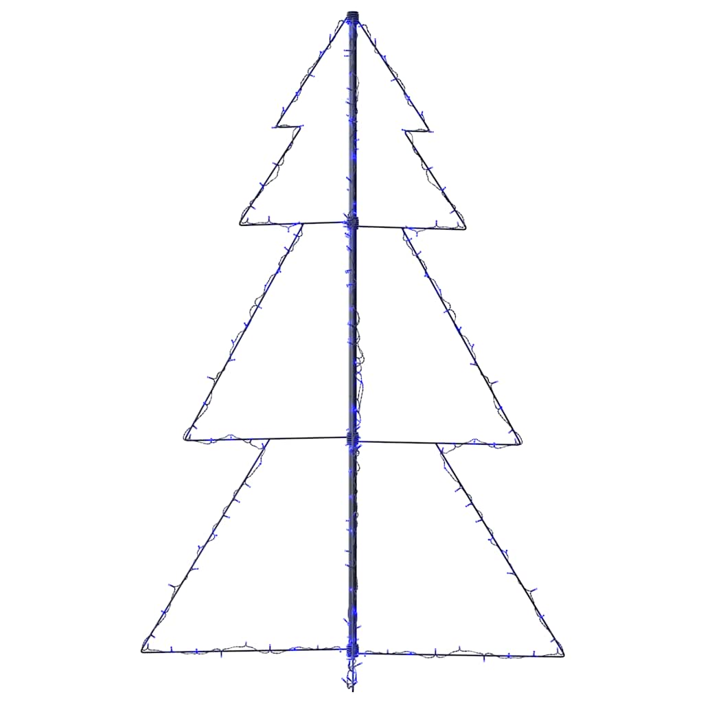 vidaXL Weihnachtsbaum in Kegelform 200 LEDs Indoor Outdoor 98x150 cm