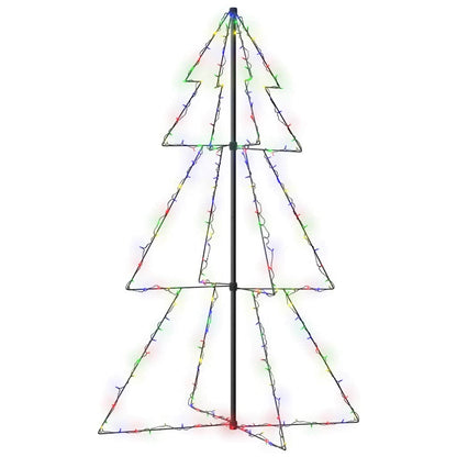 vidaXL Weihnachtsbaum in Kegelform 200 LEDs Indoor Outdoor 98x150 cm