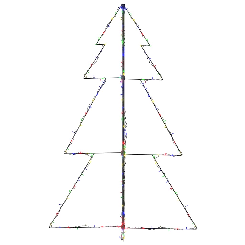 vidaXL Weihnachtsbaum in Kegelform 200 LEDs Indoor Outdoor 98x150 cm