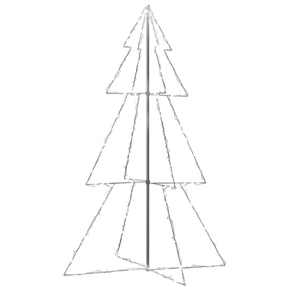 vidaXL Weihnachtsbaum in Kegelform 240 LEDs Indoor Outdoor 118x180 cm