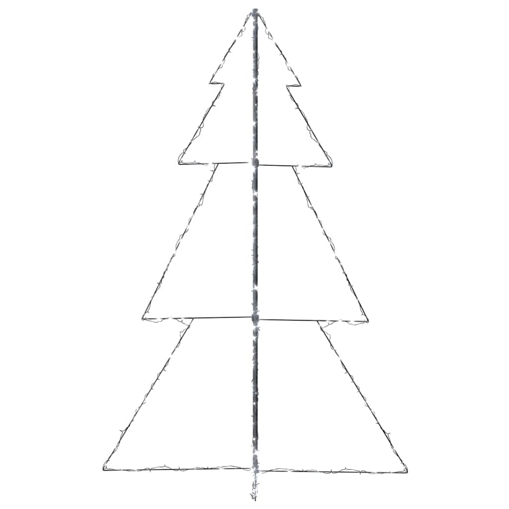vidaXL Weihnachtsbaum in Kegelform 240 LEDs Indoor Outdoor 118x180 cm