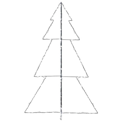 vidaXL Weihnachtsbaum in Kegelform 240 LEDs Indoor Outdoor 118x180 cm