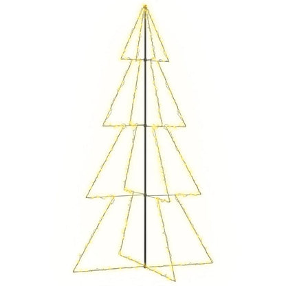 vidaXL Weihnachtsbaum in Kegelform 360 LEDs Indoor Outdoor 143x250 cm