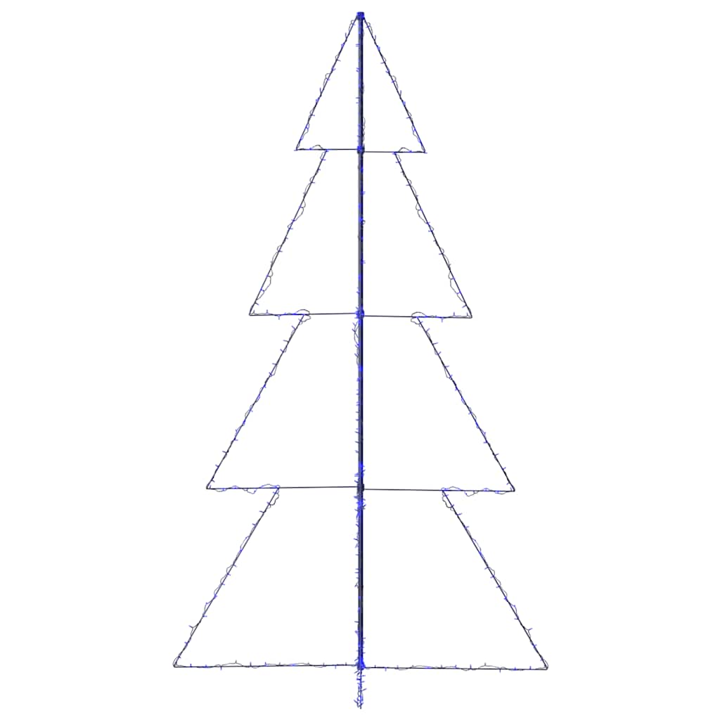 vidaXL Weihnachtsbaum in Kegelform 360 LEDs Indoor Outdoor 143x250 cm