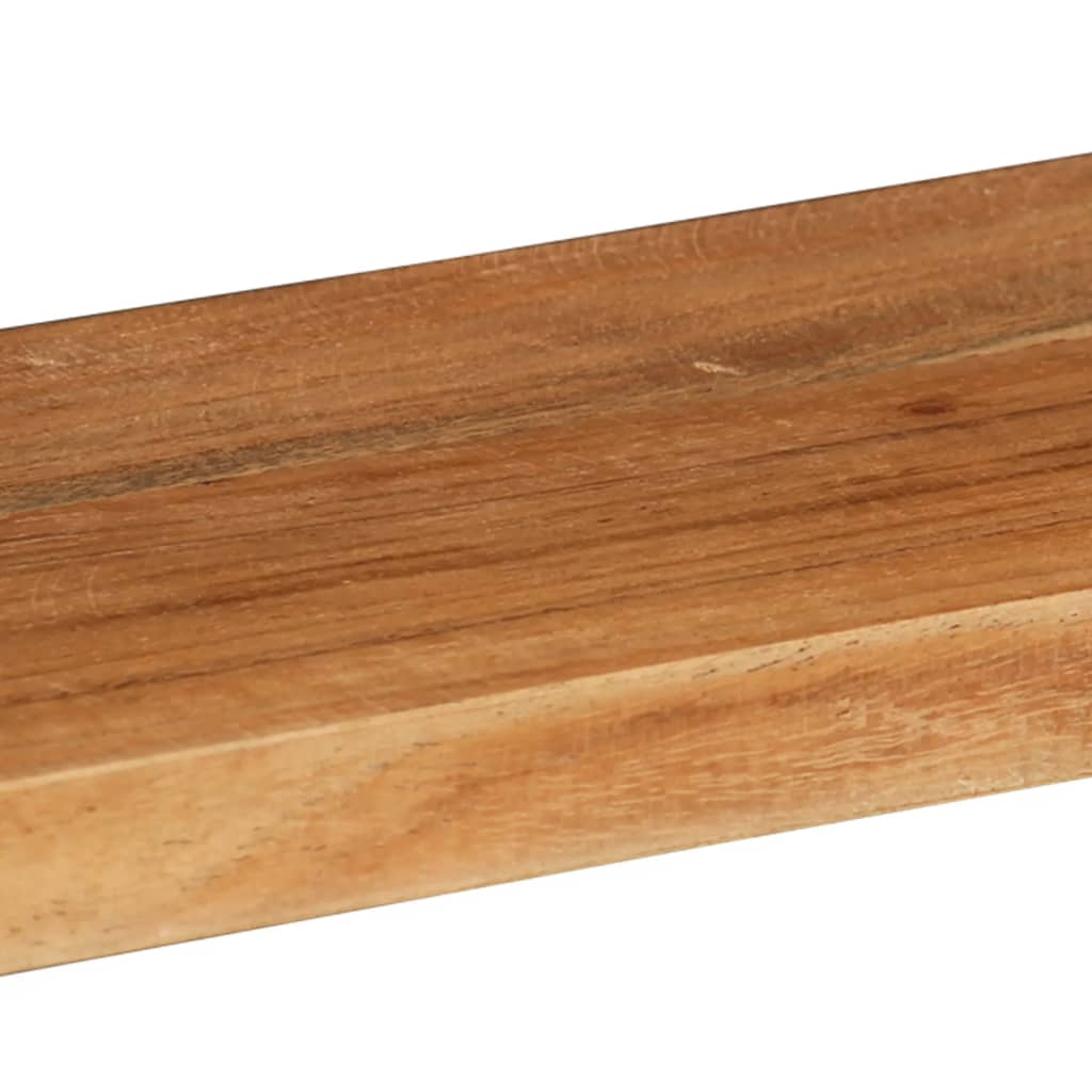 vidaXL Lot de 3 étagères cubiques en bois d'acacia massif