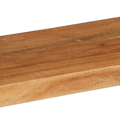 vidaXL Lot de 3 étagères cubiques en bois d'acacia massif