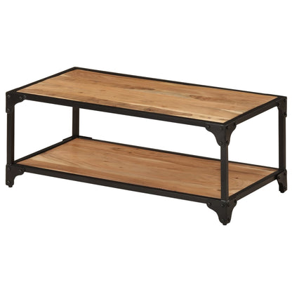 vidaXL Table basse 90x45x35 cm Bois d'acacia massif