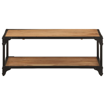 vidaXL Table basse 90x45x35 cm Bois d'acacia massif