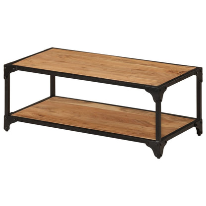 vidaXL Table basse 90x45x35 cm Bois d'acacia massif