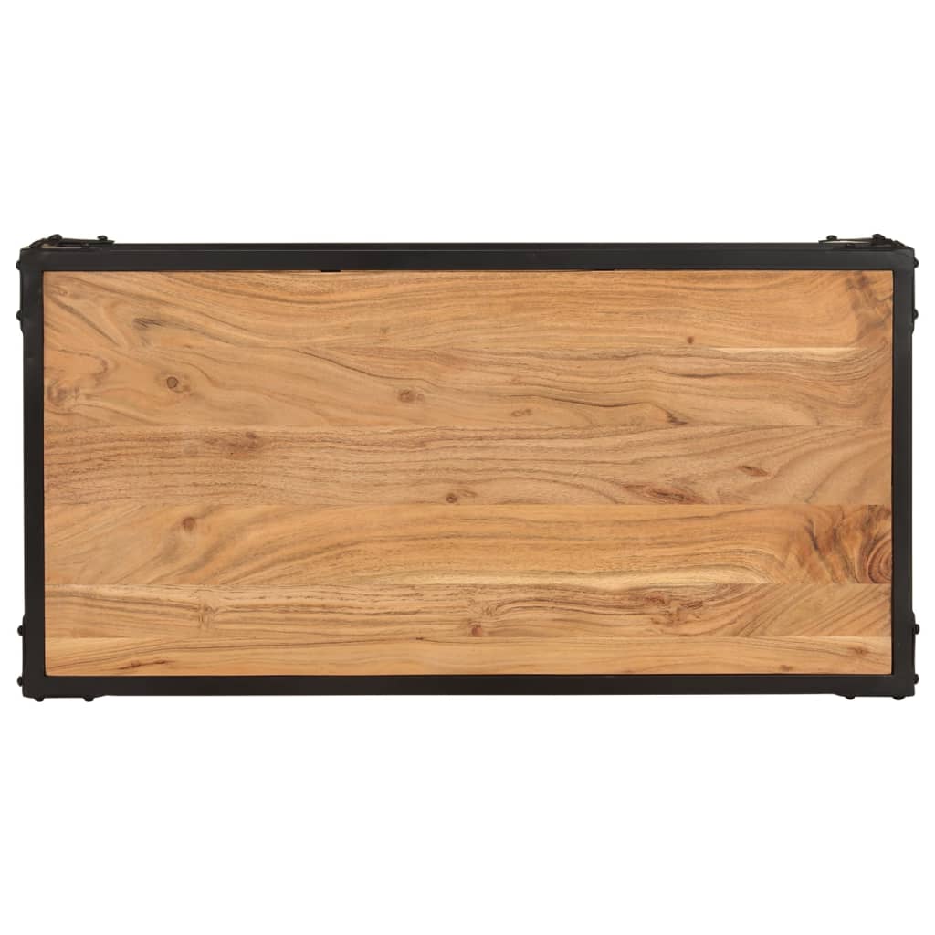 vidaXL Table basse 90x45x35 cm Bois d'acacia massif