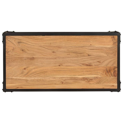 vidaXL Table basse 90x45x35 cm Bois d'acacia massif