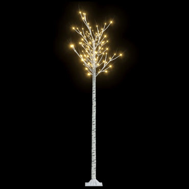 vidaXL Weihnachtsbaum 200 LEDs 2,2 m Warmweiß Indoor Outdoor