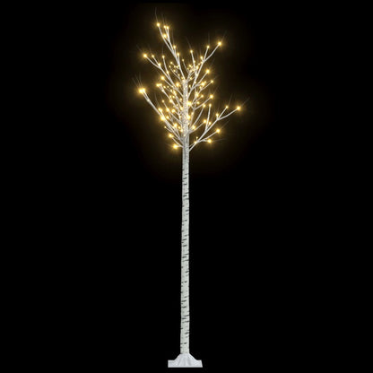 vidaXL Weihnachtsbaum 200 LEDs 2,2 m Warmweiß Indoor Outdoor