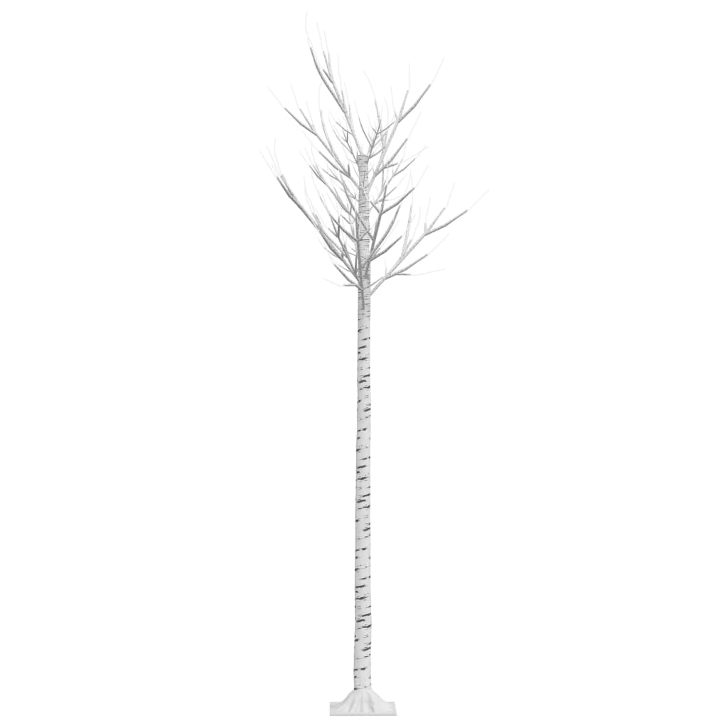 vidaXL Weihnachtsbaum 200 LEDs 2,2 m Warmweiß Indoor Outdoor