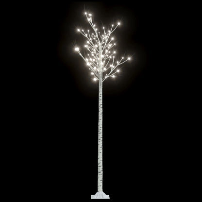 vidaXL Weihnachtsbaum 200 LEDs 2,2 m Kaltweiß Indoor Outdoor