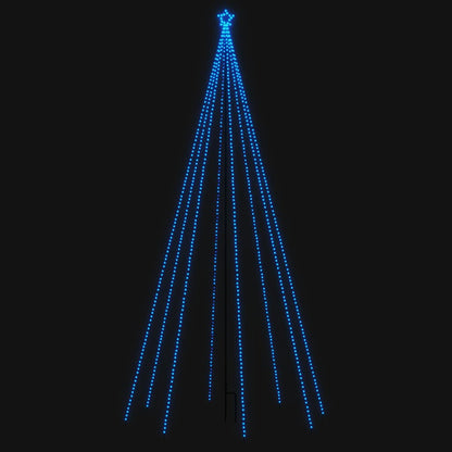 vidaXL LED Weihnachtsbaum Indoor Outdoor 576 LEDs Blau 3,6 m