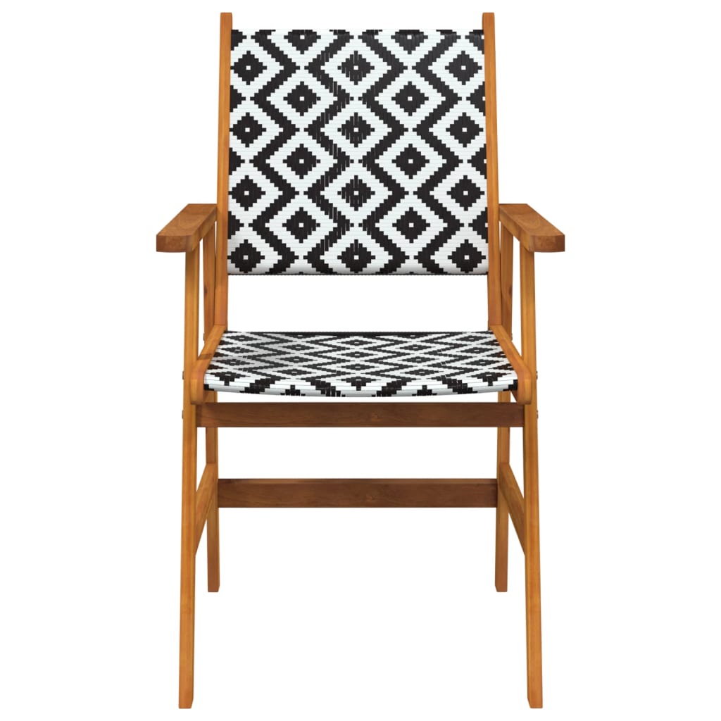 vidaXL Chaises de jardin 2 pcs Bois d'acacia massif